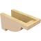 Ekena Millwork 5"W x 10"D x 5"H Wide Alpine Rough Cedar Woodgrain TimberThane Corbel, Primed Tan CORUR05X10X05ALPRCPR - alternate 5